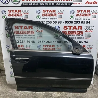 Audi A8 Çıkma Sağ Ön Kapı Siyah Renk Hatasız