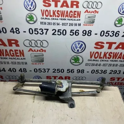 Volkswagen Polo Çıkma Ön Cam Silecek Mekanizması Ve Motoru 2000–2001 Uyumlu