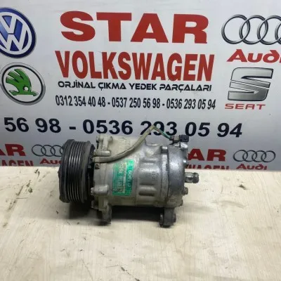 Volkswagen Polo 1.4 AHW Motor Çıkma Klima Kompresörü 2000–2001 Uyumlu